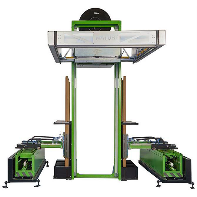 Автоматическая горизонтальная стреппинг машина e-MATURI H 2700 с уголками