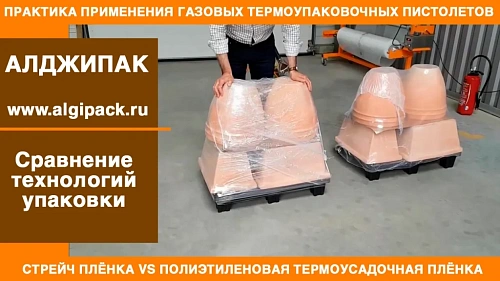 Алджипак газовые термопистолеты RAFALE сравнение технологий упаковки