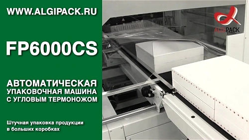 Штучная упаковка больших коробок FP6000CS автоматическая термоупаковочная машина